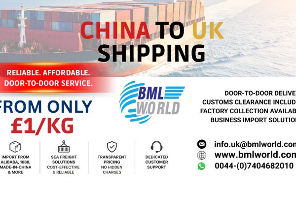 China to UK Shipping Services – BML World Cargo & Logistic China to UK shipping air and sea freight service BML World